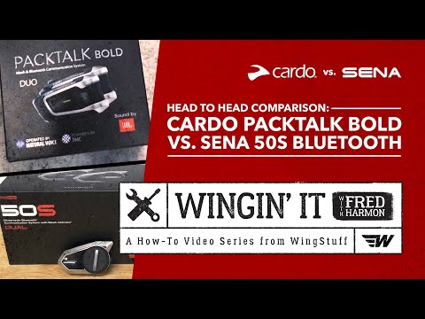 Cardo Packtalk Bold vs. Sena 50S Bluetooth | Wingin' It with Fred Harmon | WingStuff