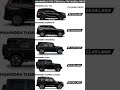 Mahindra Suv Price List Scorpio Thar4x4 Tharroxx Xuv700