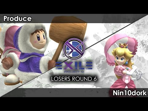 Project M: Produce (Ice Climbers) V Nin10d0rk (Peach/Ivysaur) - Exile 71 Tournament SSBPM