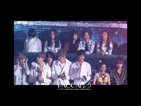 Fancam 121229 EXO + Fx @ SBS Gayo Daejun