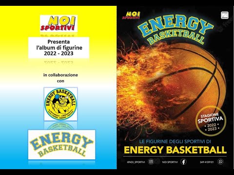 Album Figurine Energy basketball - NOI SPORTIVI 2022-2023