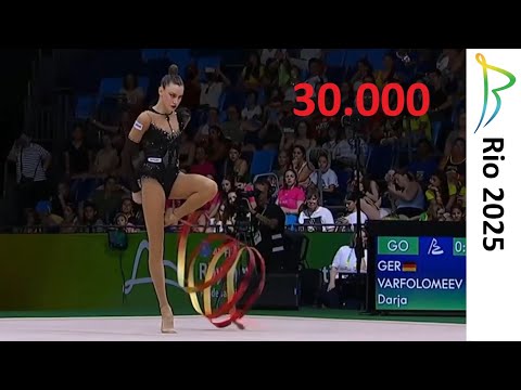 Darja VARFOLOMEEV Ribbon All Around Final (30.000) 2025 Rio Rhythmic Gymnastics World Championships