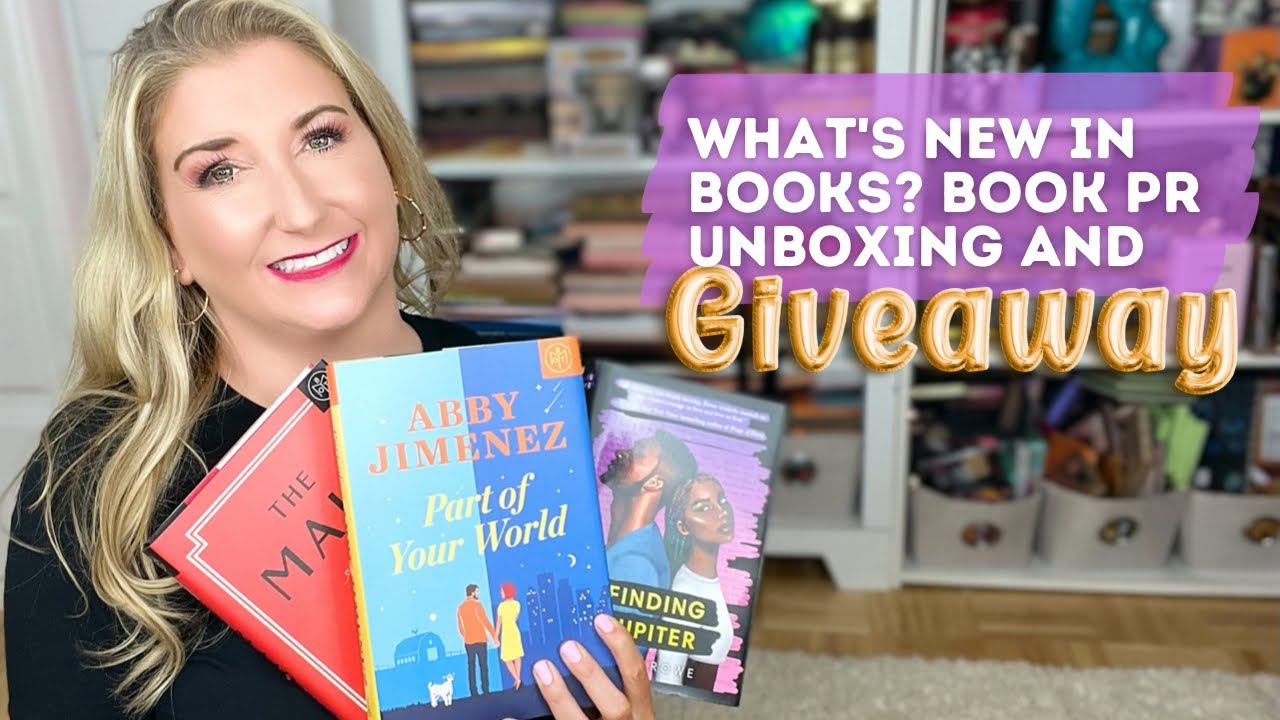 What's New In Books? Book PR Unboxing and Book Giveaway!!!