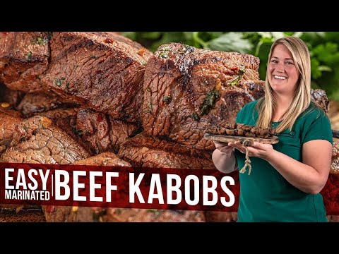 Easy Marinated Beef Kabobs