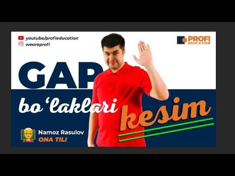 Yengil ona tili. Kesim.