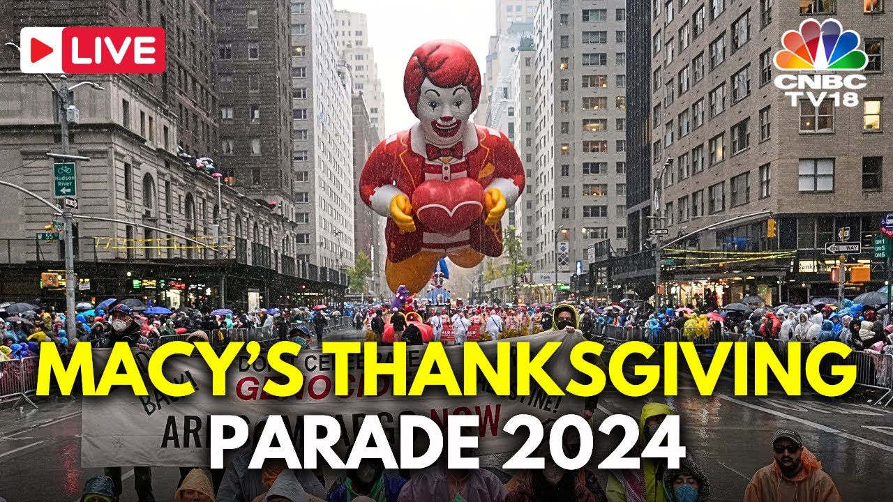 LIVE: Macy’s Thanksgiving Day Parade Kicks off in Steady Rain | Macy's Parade in NYC LIVE | N18G