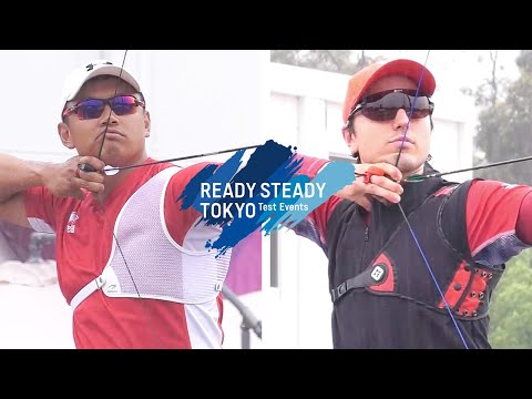 Crispin Duenas v Tom Hall – recurve men 2nd round | Tokyo 2020 Olympic Test