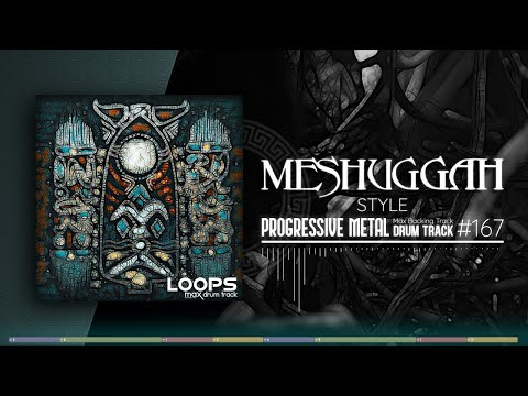 Progressive Metal Drum Track / Meshuggah Style / 130 bpm