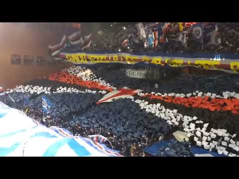 Sampdoria-Genoa 3-1 spettacolare coreografia della Sud