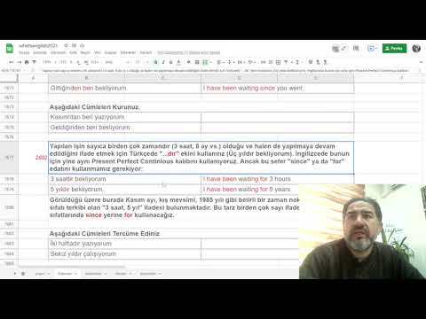 whatsenglish 28. hafta konu: -Present Perfect Continuous-"ever" kullanımı