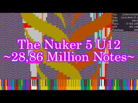 [Black MIDI] The Nuker 5 U12 ~ 28,86 Million Notes