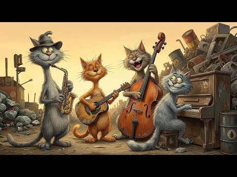 Stray Cats Groove - Deep Bass Jazz  - Soft Instrumental Jazz