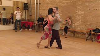 Argentine Tango: Close Embrace Turns with Adam and Jesica