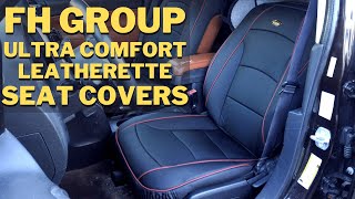FH Group Ultra Comfort Leatherette Front Seat Covers for Jeep Compass