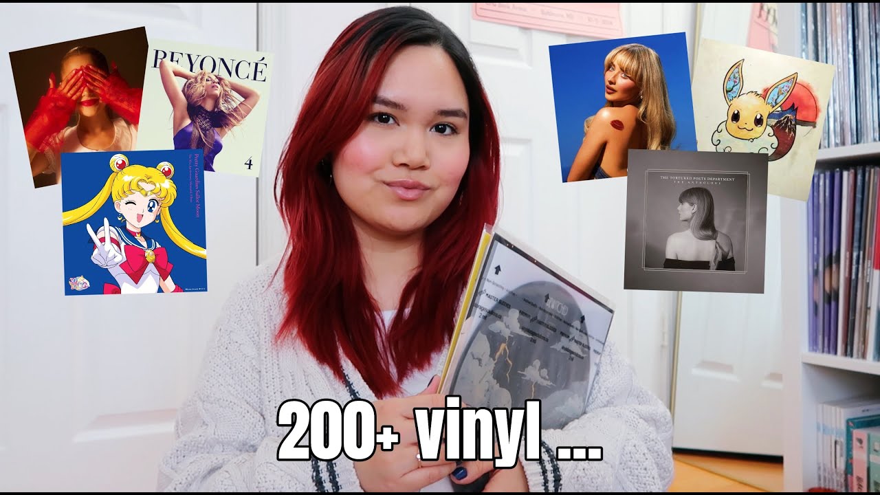 my entire vinyl collection (2021 to 2024) 🎵