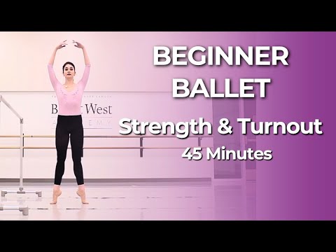 Beginner Ballet Barre: Build Strength, Balance & Turnout | 45 Min Workout