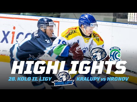 28. kolo HK Kralupy vs HC Wikov Hronov | 2. liga 2025/26 Highlights