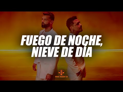 Ricky Martin, Christian Nodal - Fuego de Noche, Nieve de Día (LETRA)