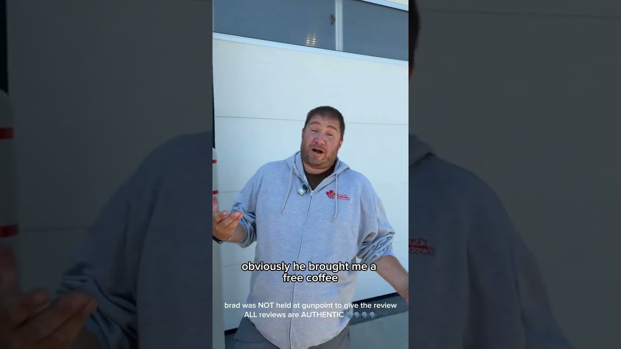 Brad from South Trail Kia Reviews Canuck Windows | Commercial Services