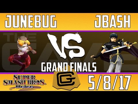 TCG Melee - Junebug (Sheik/Falco) vs JBash (Marth) - Winners Finals - SSBM 5/8/17