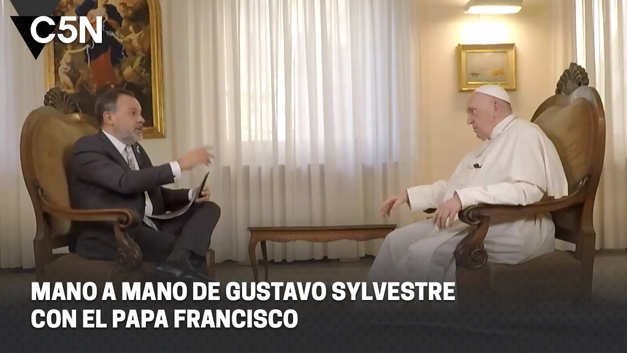 ENTREVISTA COMPLETA DE GUSTAVO SYLVESTRE CON EL PAPA FRANCISCO EN C5N