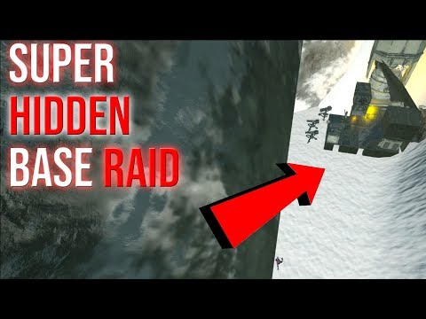 THE MOST BROKEN BASE SPOT RAID - ARK VALGUERO 3-MAN PVP SERVERS #16