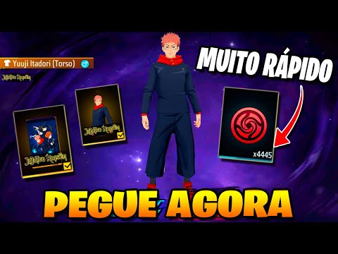 HOW TO GET THE ITADORI AND BATTLE BIO FASTER AND EASIER! 5 FREE SKINS - FREE FIRE NEWS