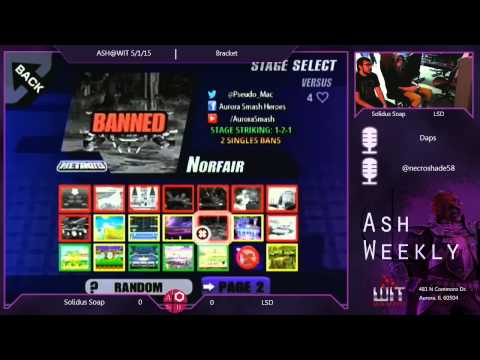 PM Winner's Quarters ASH@WIT 5/1/15 - Solidus Soap (Falcon) vs LSD (Snake)
