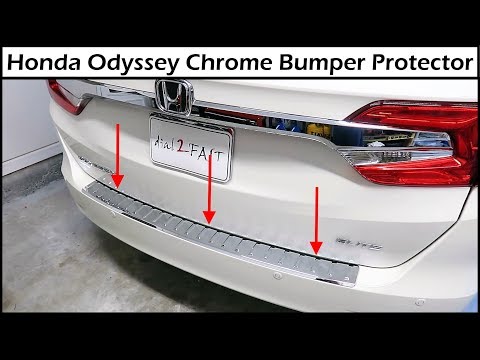2019 Honda Odyssey Chrome Bumper Protector Install