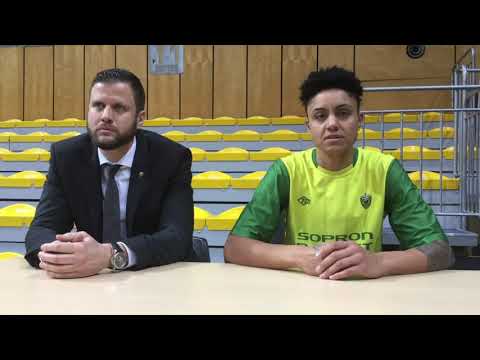 2020.01.28. Arka Gdynia - Sopron Basket, Candice értékel