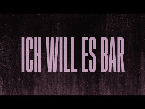 VEGA FEAT. HAFTBEFEHL - ICH WILL ES BAR (PROD. EFE x STILLABEATZ) | #FreundevonNiemand