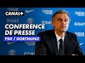Conférence de presse de Luis Enrique et Marquinhos avant PSG / Dortmund