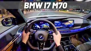 2024 BMW i7 M70 | POV NIGHT DRIVE