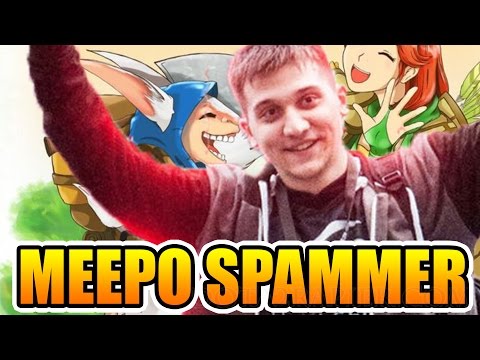 Arteezy Dota 2 ► EZ Meepo Spam For MMR - Babyrage