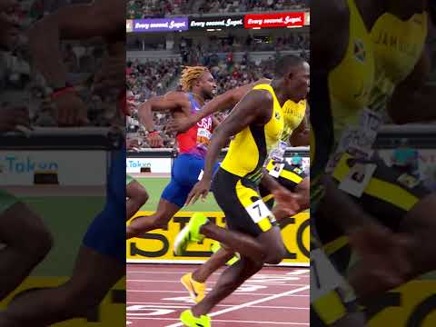 Jamaica on top ‼️ Oblique Seville is the 100m world champ 👏 #worldathleticschamps #jamaica #sports