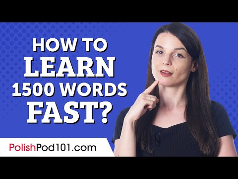 How to Learn the 1500 Most Common Polish Words with Visual Flashcards