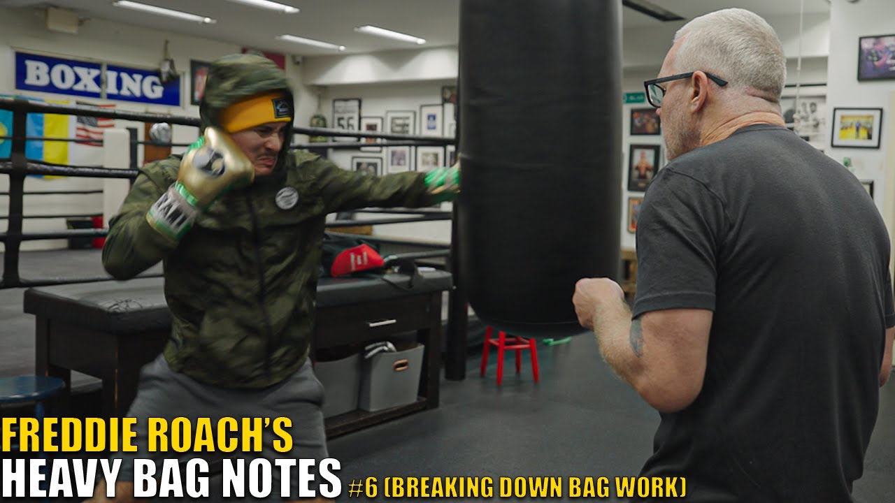 Freddie Roach's Bag Work Notes #6 (Breaking Down Bag Work)