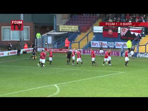 FC United v Barrow AFC 24/10/10 FAC4Q - Goal