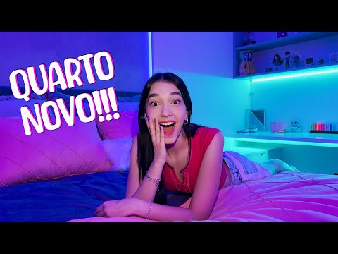 Minha CASA NOVA !! Tour pelo Meu Novo Quarto | Luluca
