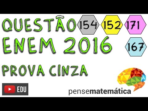 Questão 154 da Prova Cinza no Enem 2016