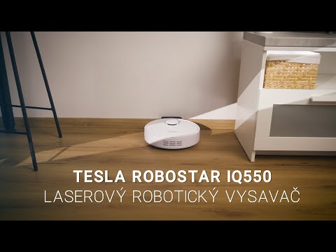 ✨TESLA RoboStar iQ550 - laserový robotický vysavač