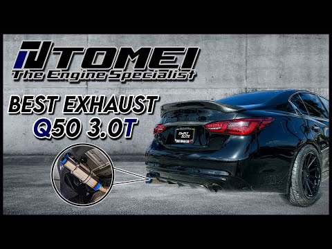 BEST EXHAUST FOR THE Q50 3.0t - TOMEI Expreme Ti - Install & Review