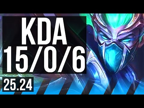 KASSADIN vs FIZZ (MID) | 15/0/6 | NA Grandmaster | 25.24