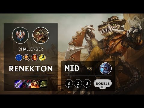 Renekton Mid vs Talon - EUNE Challenger Patch 10.9