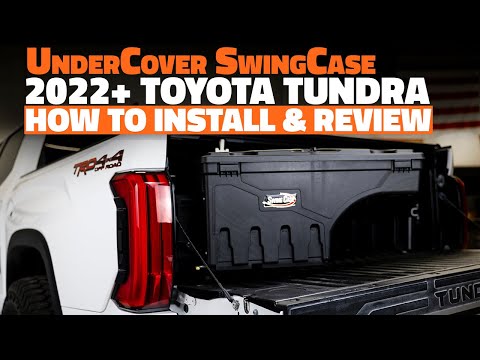 2022+  Toyota Tundra UnderCover SwingCase How To Install & Review Swingout Toolbox