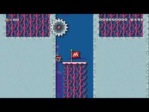 Deep Diving by Skarro - Super Mario Maker 2 - No Commentary 1by