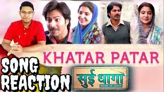 KHATAR PATAR | song reaction | review khatar patar reaction review YRF
