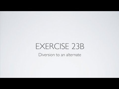 Private Pilot License Flight Training Exercise 23 - Diversions