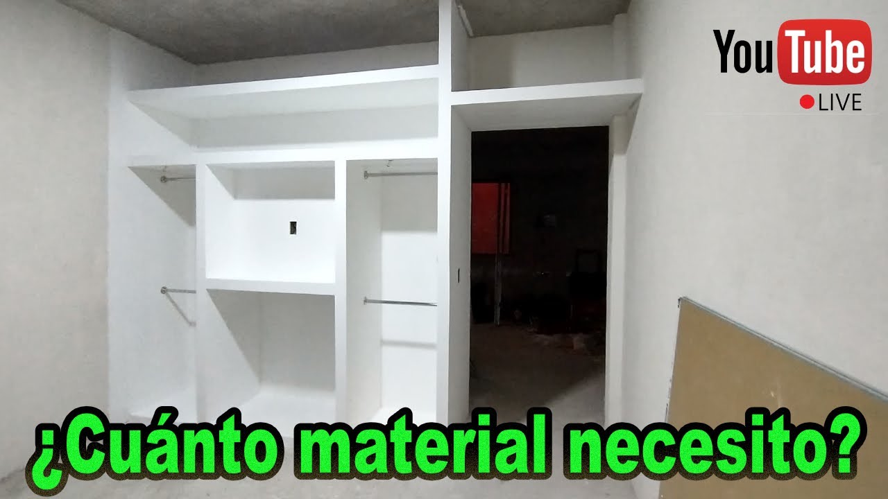 ¿Cuánto material necesito y CUÁNTO COBRAR 🤑 por un mueble de DRYWALL