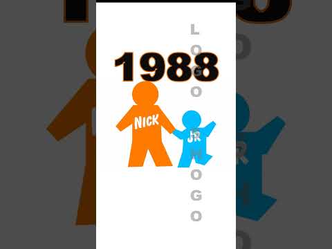 Nick Jr Logo Evolution #nickelodeon #nickjr #kids